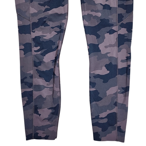 Lululemon Fast & Free Heritage 365 Brown Earth Camo Tight Womens Size 10 - Picture 10 of 13